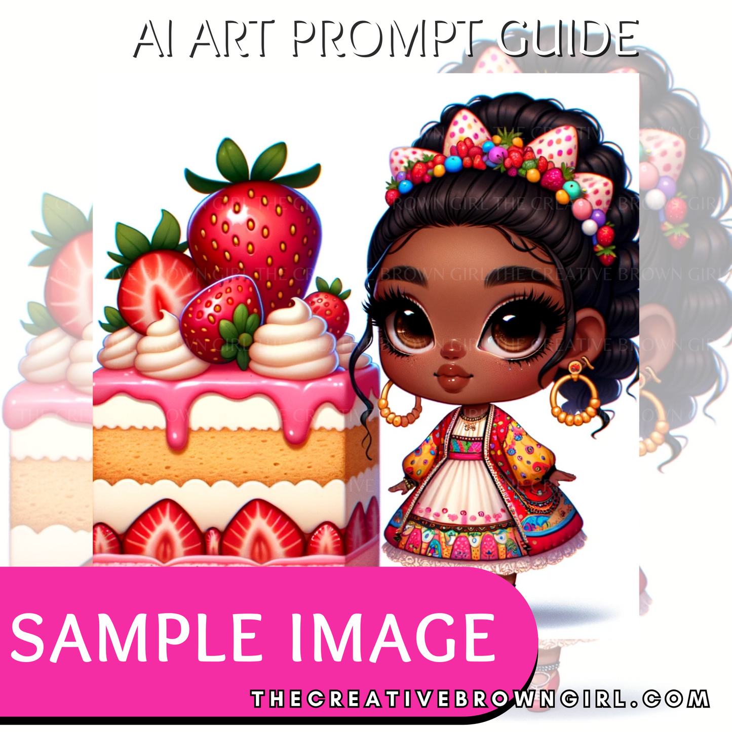 DALL-E AI Art Prompt Guide - "Treat Sweeties" | 12 Hyperlinked Prompts