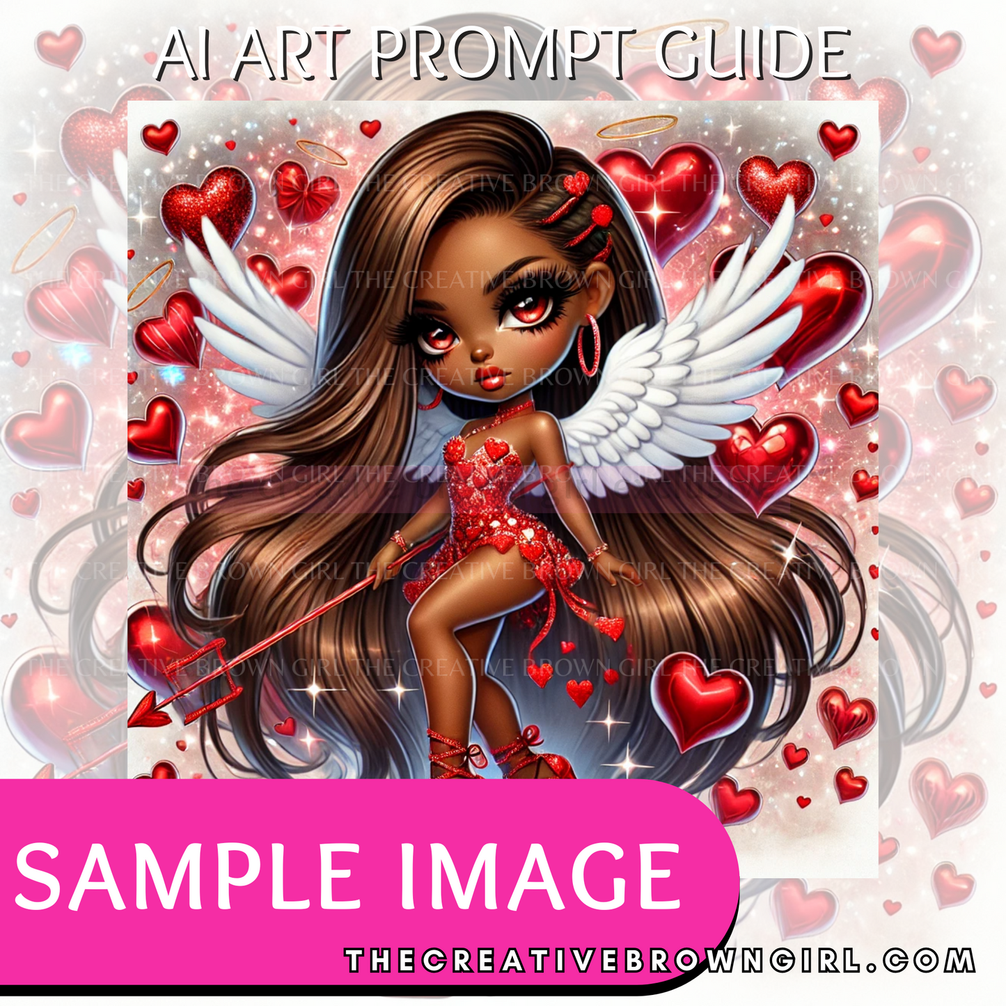 DALL-E AI Art Prompt Guide - TOTALLY CUPID | 12 Hyperlinked Prompts