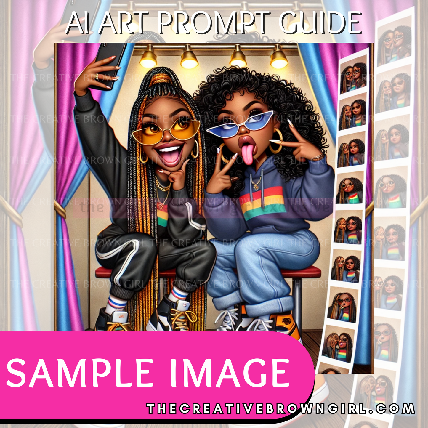 DALL-E AI Art Prompt Guide - SISTERFRIENDS | 12 Hyperlinked Prompts and Bonus Prompt Ideas