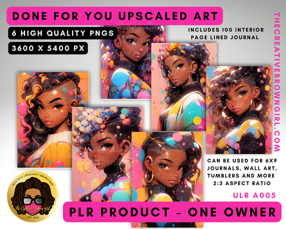 PLR (Private Label Rights) Done For You UPSCALED ART | ULR-A005