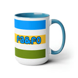 FAAFO 8/5/2023 Commemorative Two-Tone Coffee Mugs, 15oz