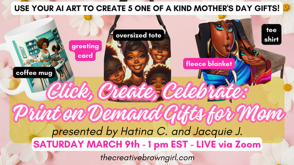 CLICK CREATE CELEBRATE: PRINT ON DEMAND GIFTS FOR MOM | CHOOSE STANDARD OR VIP