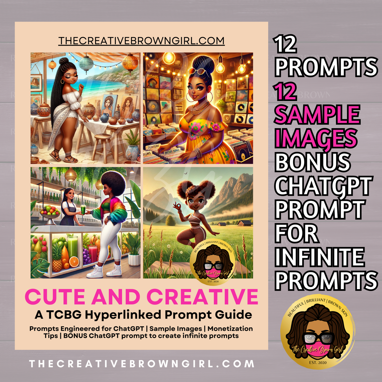 DALL-E AI Art Prompt Guide - CUTE AND CREATIVE | 12 Hyperlinked Prompts