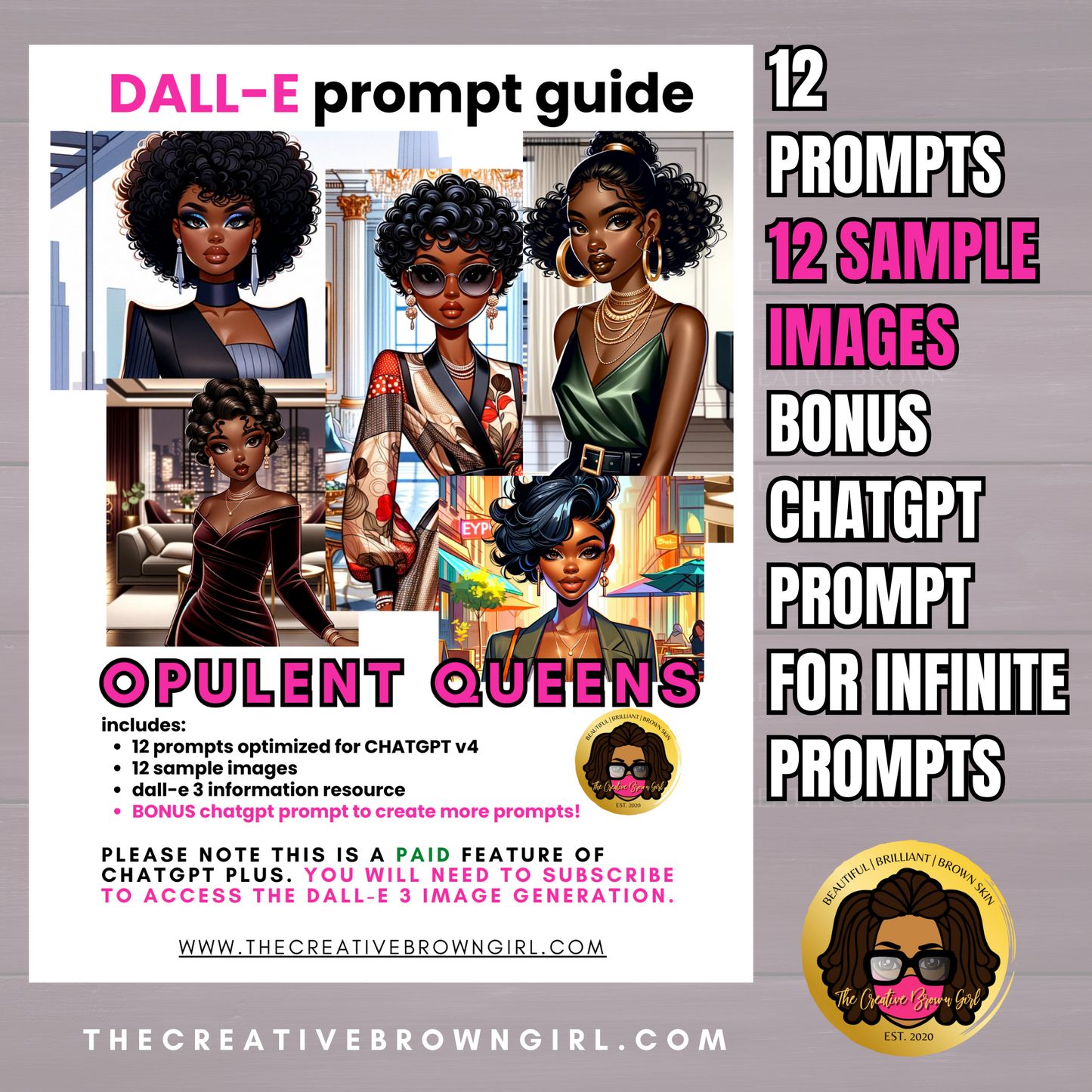 ChatGPT + DALL-E Prompt Guide - OPULENT QUEENS