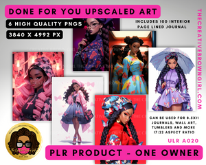 PLR (Private Label Rights) Done For You UPSCALED ART | ULR-A020