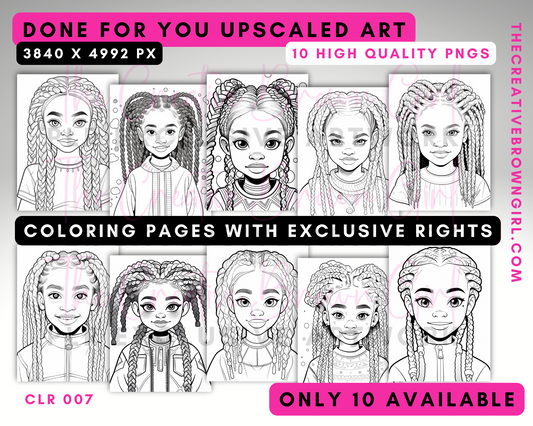 CLR007 | PLR (Private Label Rights) Done For You Coloring Pages (LIMITED QUANTITY)