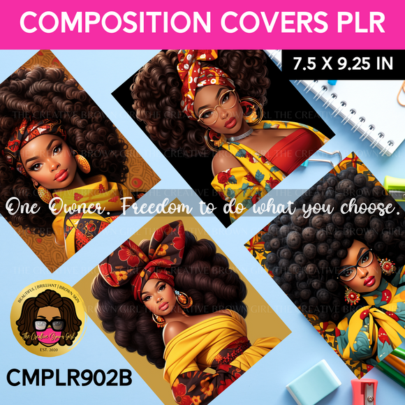 COMPOSITION NOTEBOOK COVER PLR (Private Label Rights) Done For You | CMPLR902B