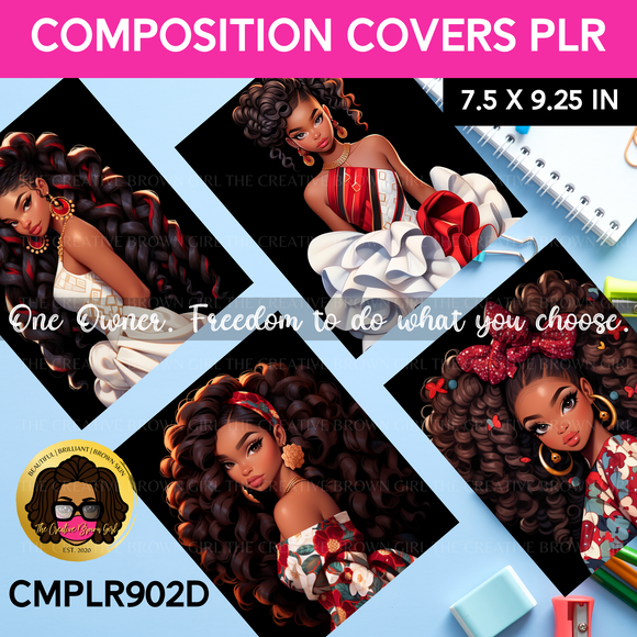 COMPOSITION NOTEBOOK COVER PLR (Private Label Rights) Done For You | CMPLR902D