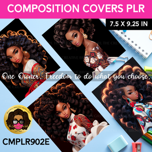 COMPOSITION NOTEBOOK COVER PLR (Private Label Rights) Done For You | CMPLR902E