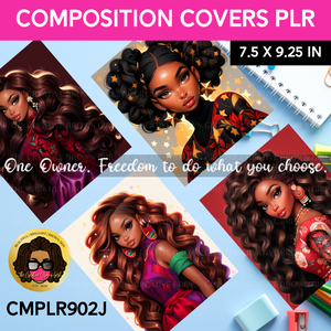 COMPOSITION NOTEBOOK COVER PLR (Private Label Rights) Done For You | CMPLR902J