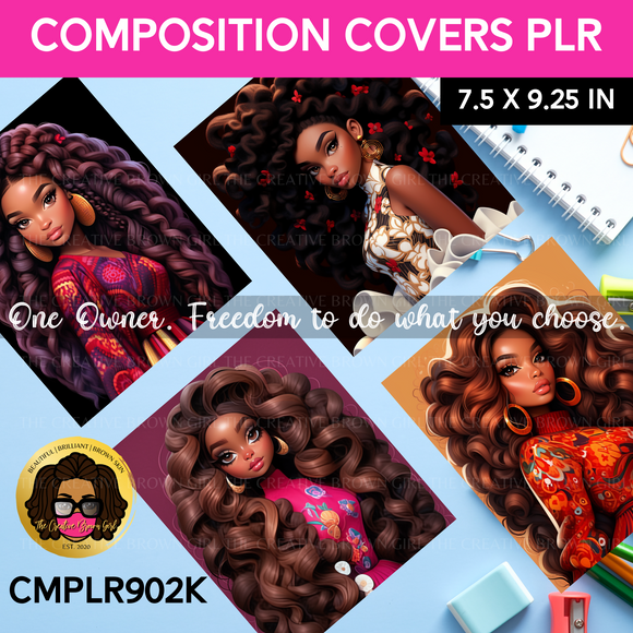 COMPOSITION NOTEBOOK COVER PLR (Private Label Rights) Done For You | CMPLR902K