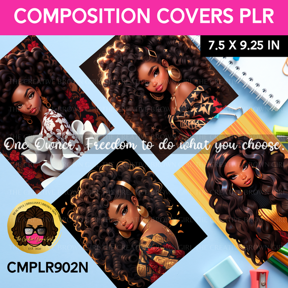 COMPOSITION NOTEBOOK COVER PLR (Private Label Rights) Done For You | CMPLR902N