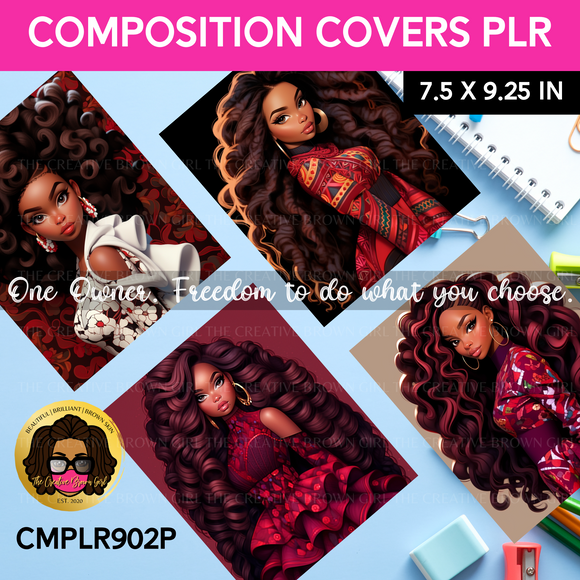 COMPOSITION NOTEBOOK COVER PLR (Private Label Rights) Done For You | CMPLR902P