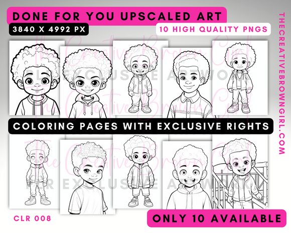 CLR008 | PLR (Private Label Rights) Done For You Coloring Pages (LIMITED QUANTITY)