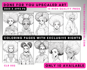 CLR002 | PLR (Private Label Rights) Done For You Coloring Pages (LIMITED QUANTITY)