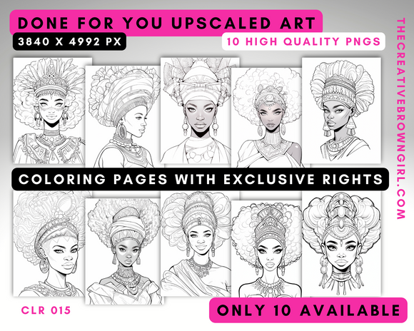 CLR015 | PLR (Private Label Rights) Done For You Coloring Pages (LIMITED QUANTITY)