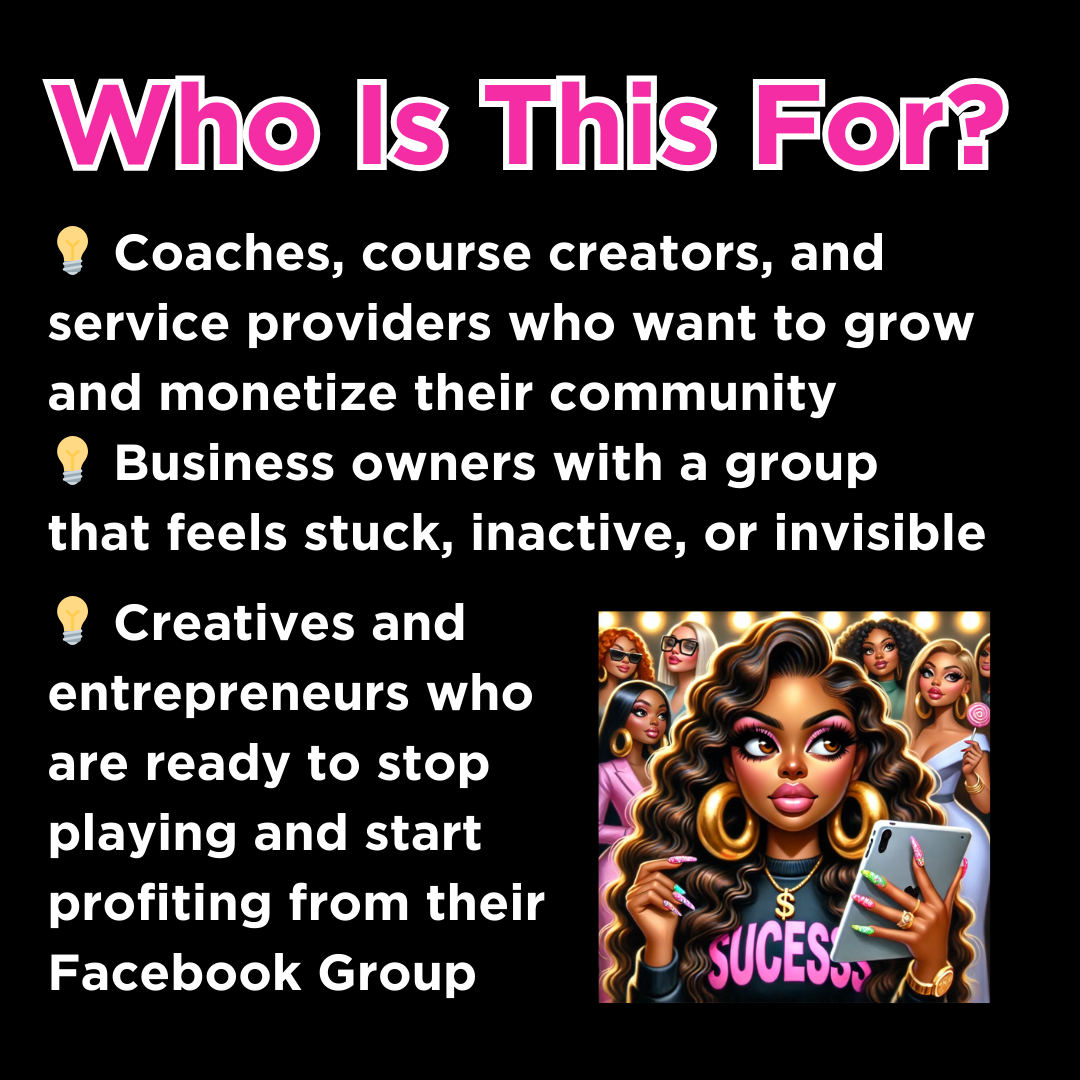 RECORDING FACEBOOK GROUP SUCCESS Mini Mastermind