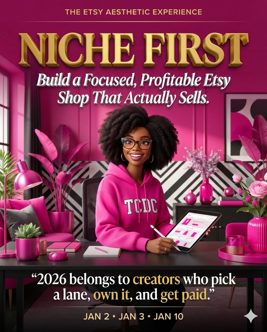 Niche First: The Etsy Aesthetic Experience | 3 Day Workshop