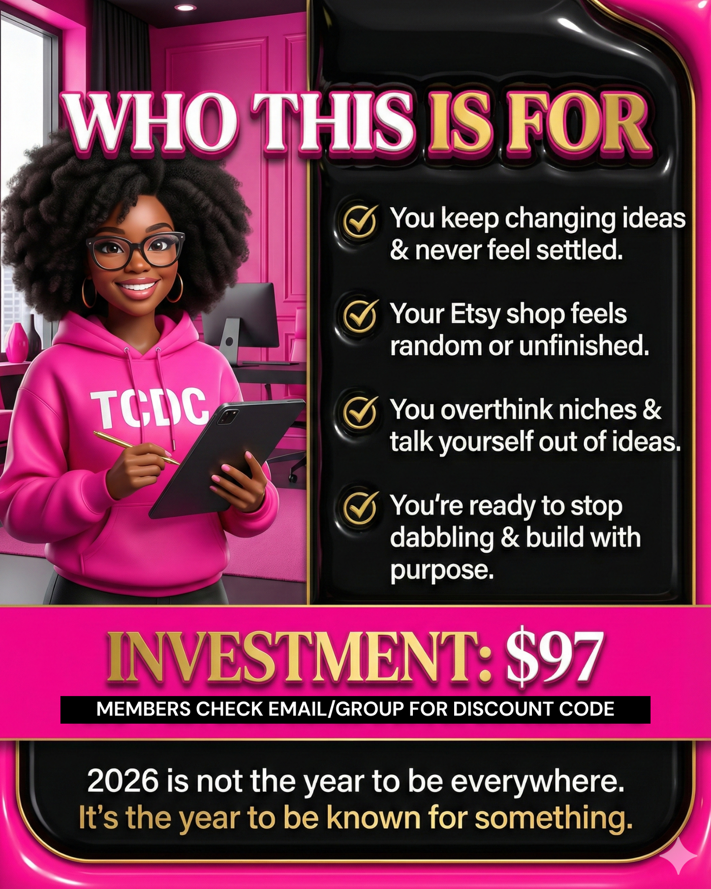 Niche First: The Etsy Aesthetic Experience | 3 Day Workshop