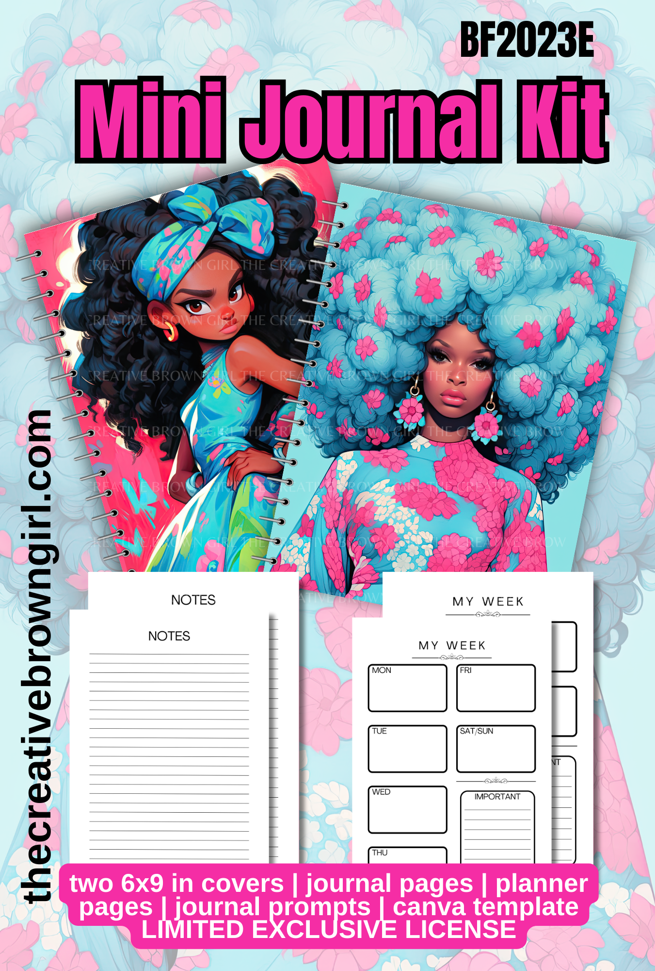 MINI JOURNAL KIT| Done For You Self-Publishing Journal | BF2023E