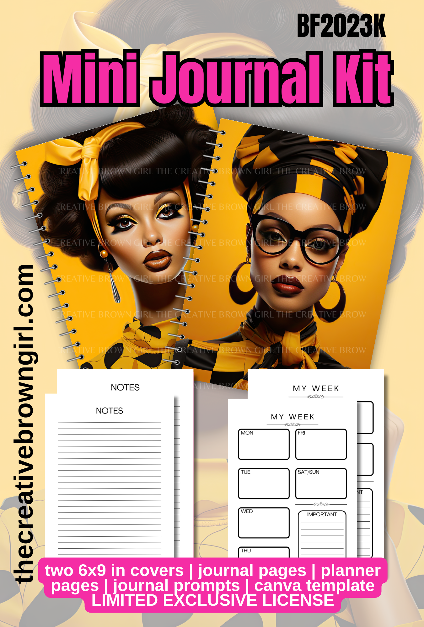 MINI JOURNAL KIT| Done For You Self-Publishing Journal | BF2023K