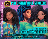 DOLL-009 | PLR (Private Label Rights) Done For You CLIPART DIGITAL DOLLS BUNDLE