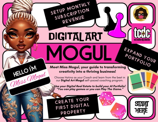 Digital Art Mogul: Master Your Digital Empire - Self-Paced Coaching Program