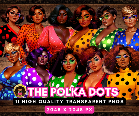 THE POLKA DOTS  | HIGH QUALITY PNGs