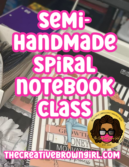 RECORDING SEMI-HANDMADE SPIRAL NOTEBOOK