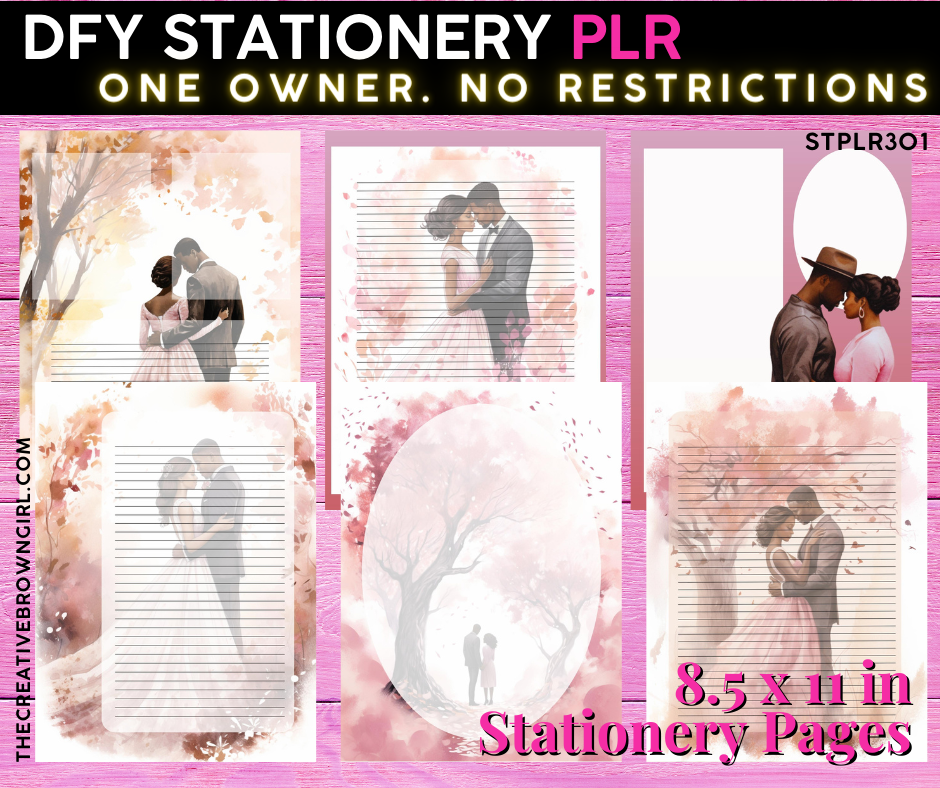 PINK WEDDING | PLR (Private Label Rights)  STATIONERY BUSINESS DFY | STPLR301