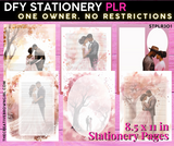 PINK AUTUMN WEDDING | PLR (Private Label Rights)  STATIONERY BUSINESS DFY | STPLR301