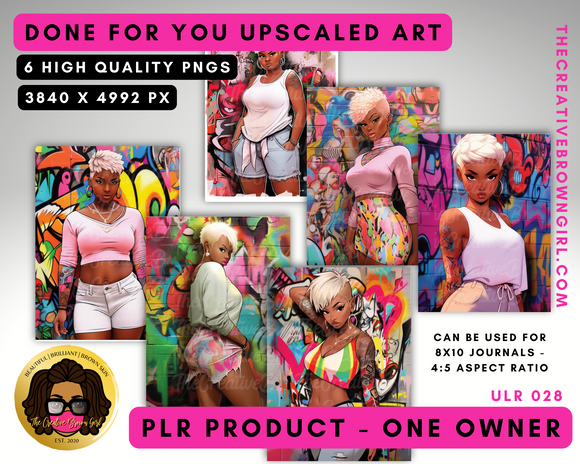 PLR (Private Label Rights) Done For You UPSCALED ART | ULR-028