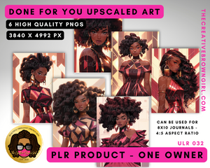 PLR (Private Label Rights) Done For You UPSCALED ART | ULR-032
