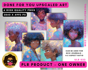 PLR (Private Label Rights) Done For You UPSCALED ART | ULR-033