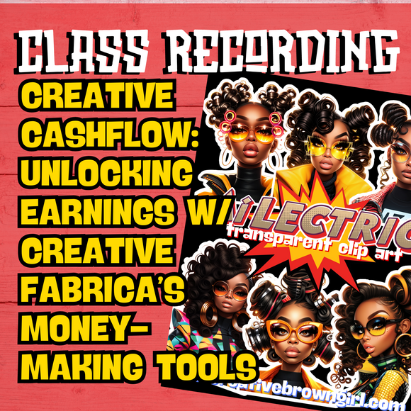 RECORDING Creative Cashflow: Unlocking Earnings with Creative Fabrica’s Money-Making Tools