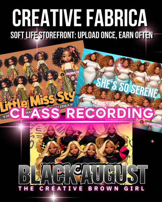 RECORDING CF Soft Life Storefront: Creative Fabrica 101