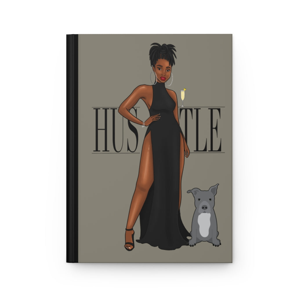 HUSTLE Hardcover Matte Journal (pit)