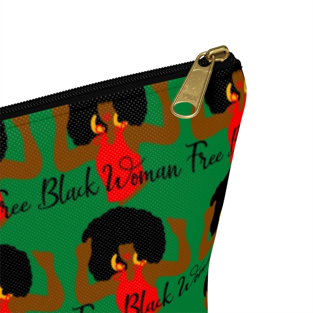 FREE BLACK WOMAN Pouch w T-bottom