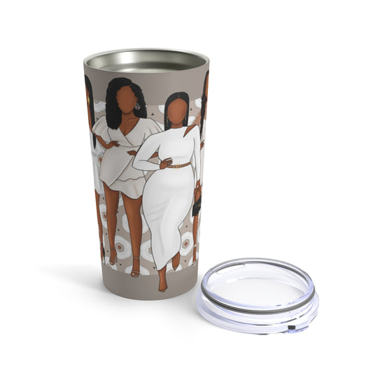 GLAM WHITE Tumbler