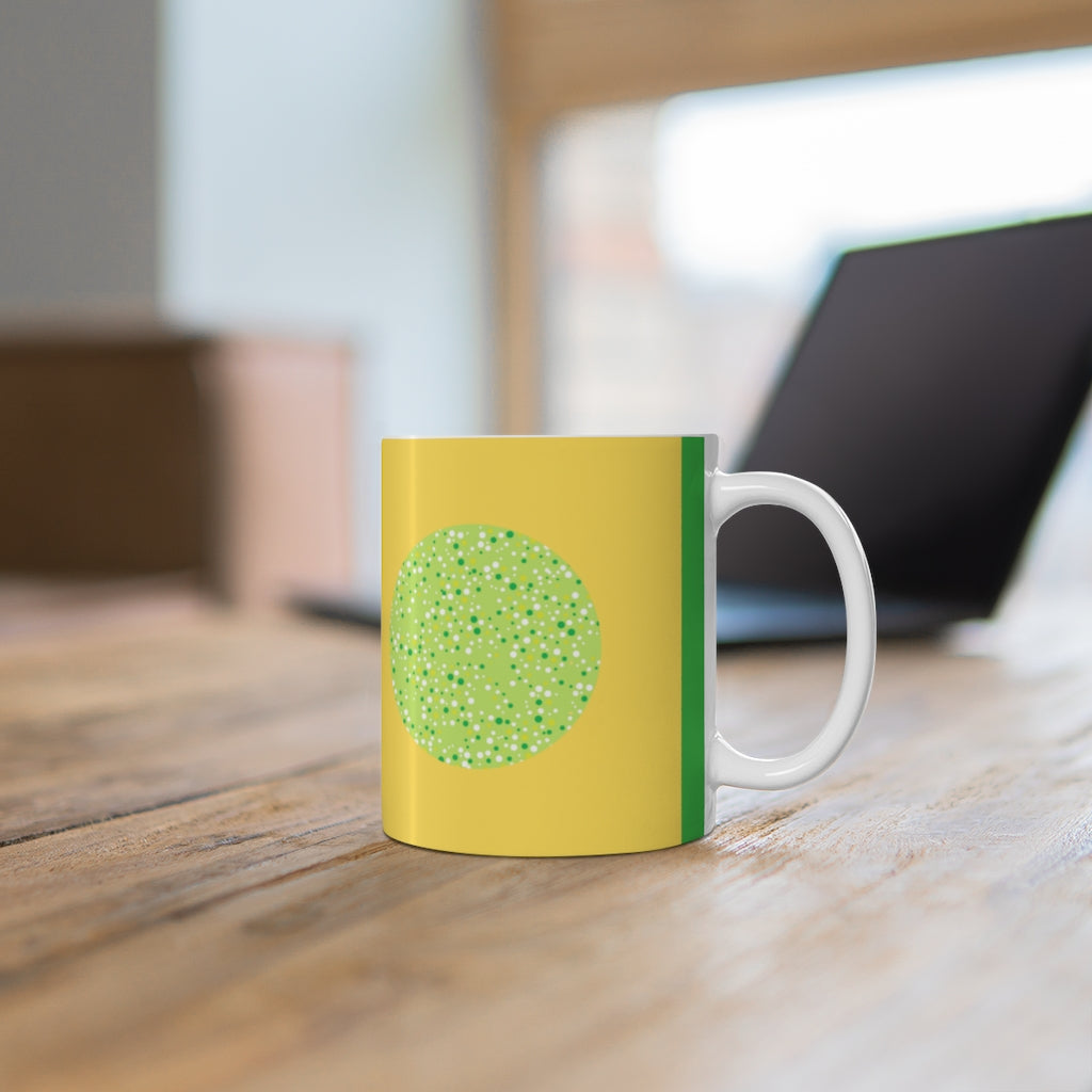 CUTIE KIDS MUG YELLOW/GREEN