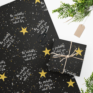 Not What You Asked For Starry Wrapping Paper