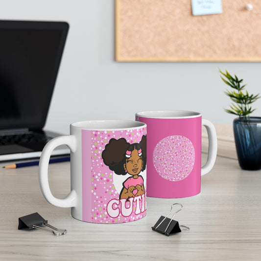 CUTIE KIDS MUG PINK