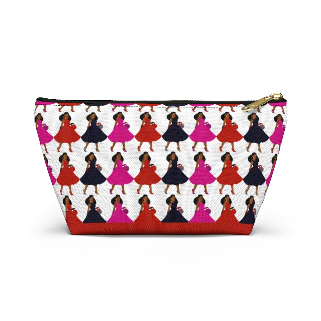 Fanciful Accessory Pouch w T-bottom