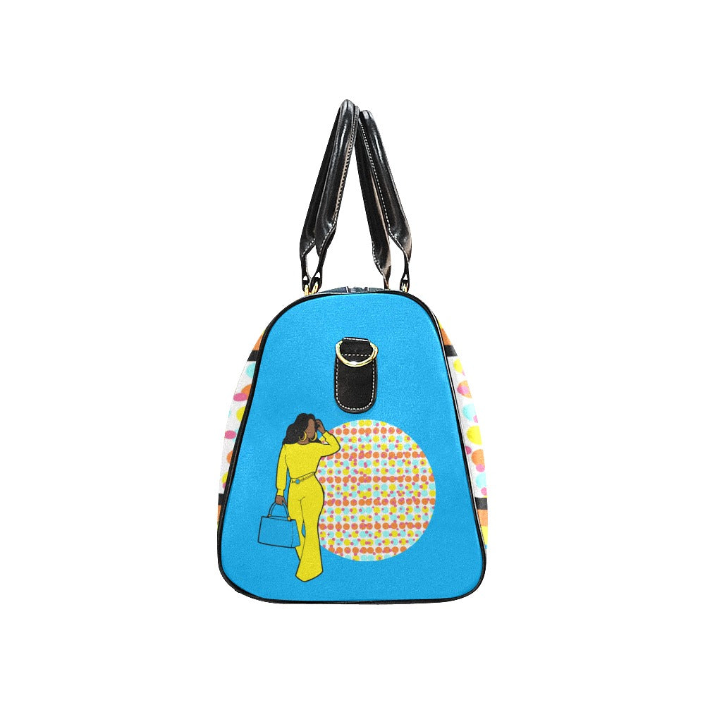 SIGNATURE TCBG BRIGHT LARGE TRAVEL DUFFLE