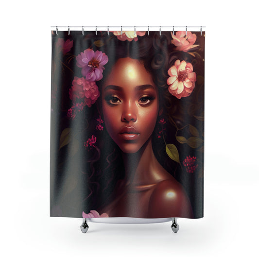 Garden Goddess Shower Curtain