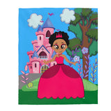 The Chocolate Princess CARAMEL Plush Blanket