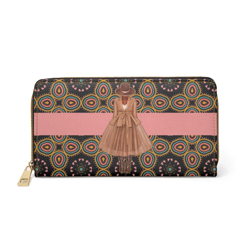 Blush Tulle Print Wallet