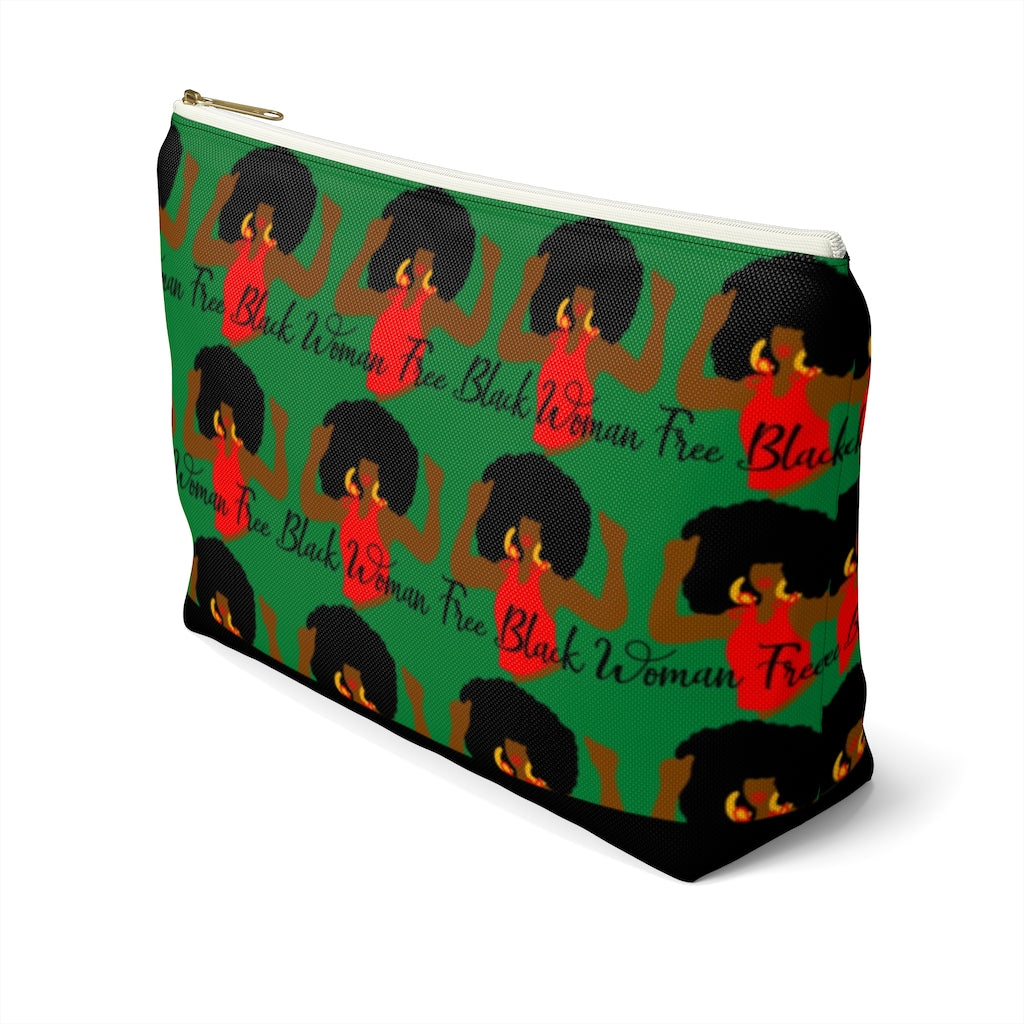 FREE BLACK WOMAN Pouch w T-bottom