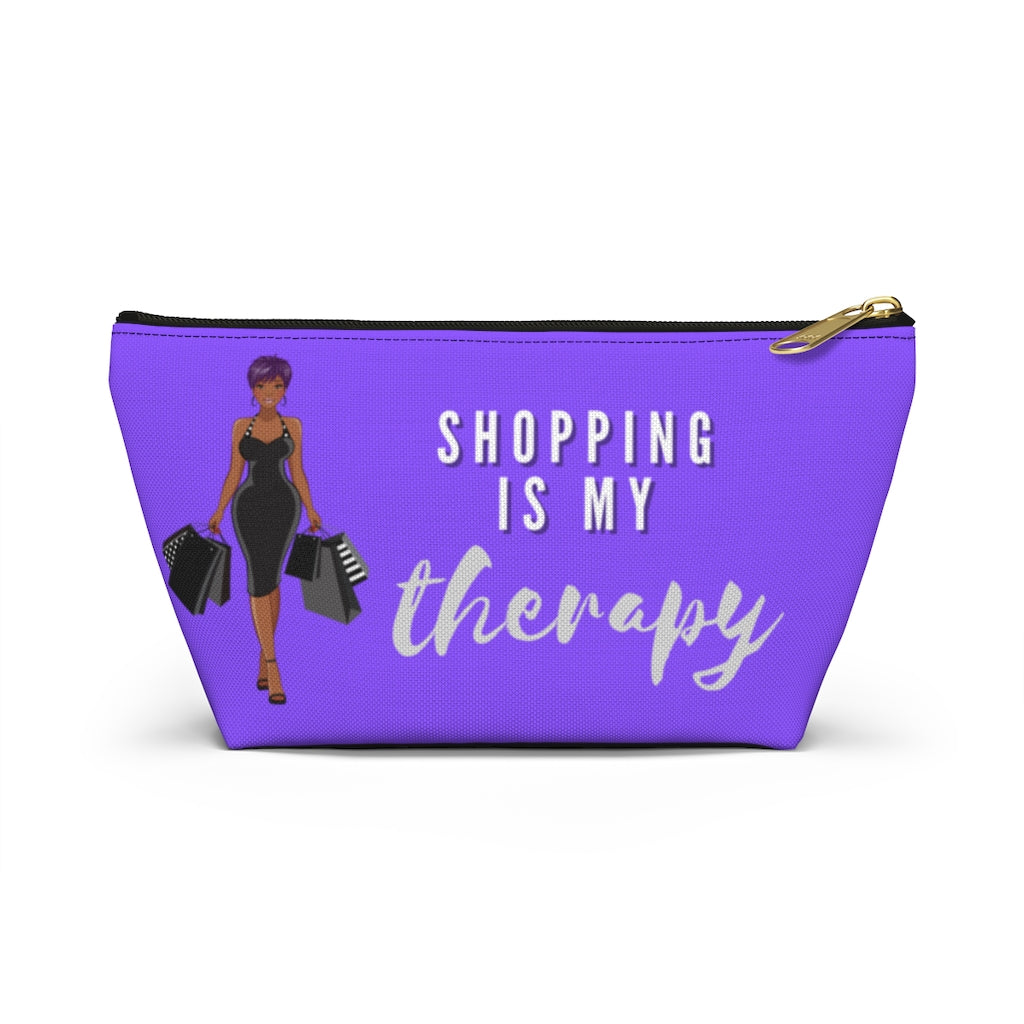 Shopping is My Therapy Accessory Pouch