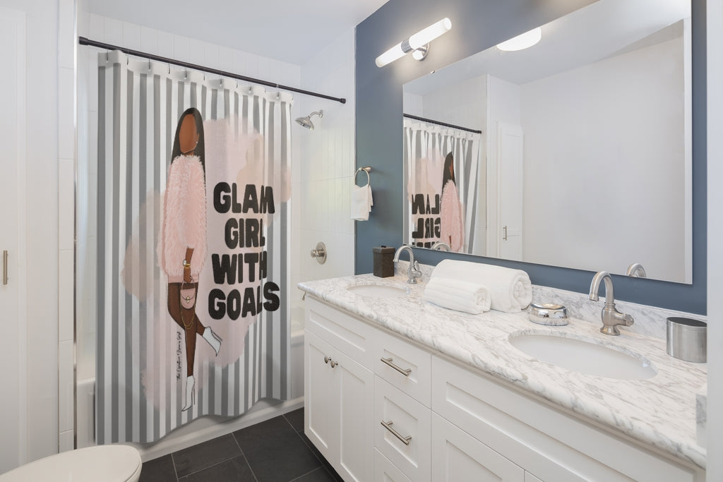 GLAM GIRL Shower Curtain